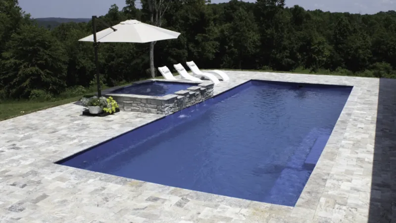 Leisure-Pools-Elegance-fiberglass-pool-shape-hero Leisure Pool's Elegance fiberglass backyard swimming pool